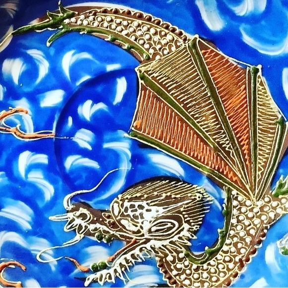 Rare Kutani Dragonware tea set with Geisha girl cups. - Picture 7 of 10